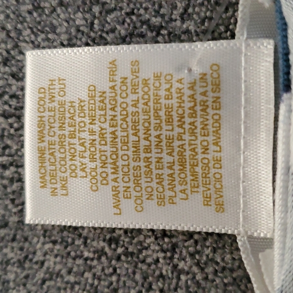 🆕️ Matty M Blue Slate Floral Faux Wrap Pullover Dress SIZE: S - Picture 12 of 14